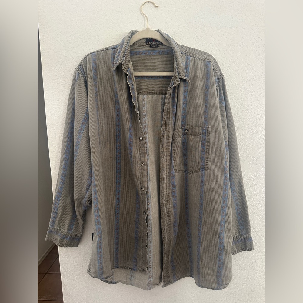Southwestern Striped Button up